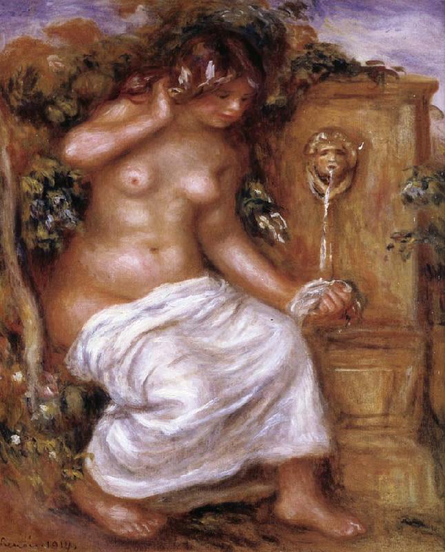 Pierre Renoir The Bather at the Fountain